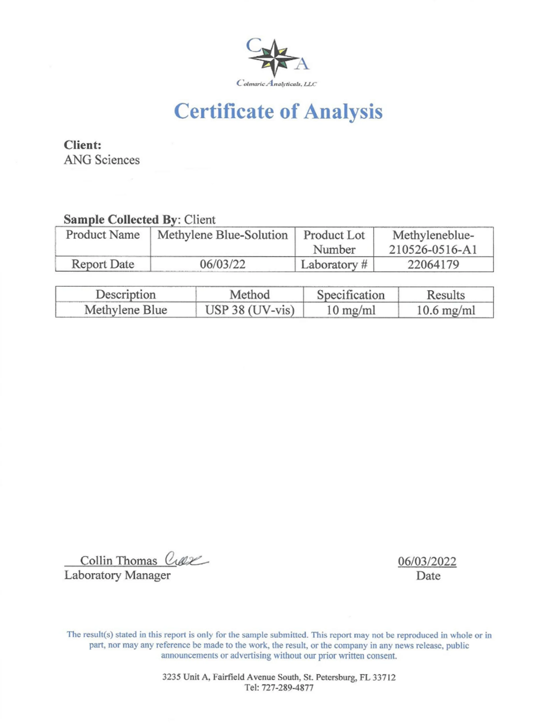 Methylene Blue 1% - USP (Pharmaceutical) Grade - 60ml - Image 4