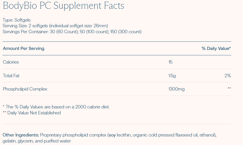 BodyBio PC (Phospholipid Complex) - Image 2